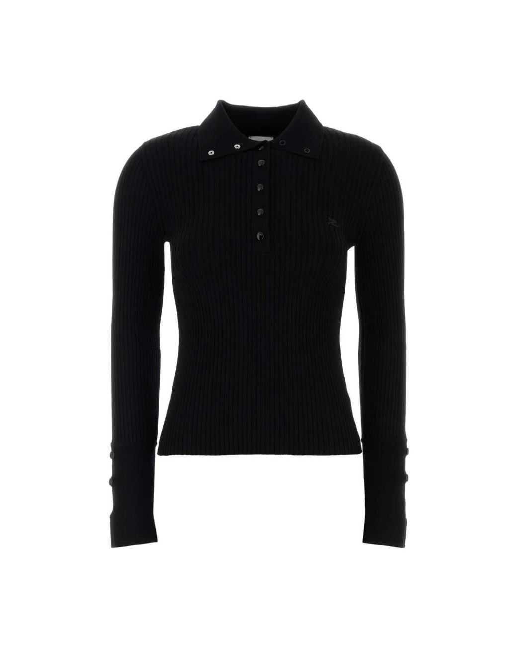 Courreges Black Polo Shirts