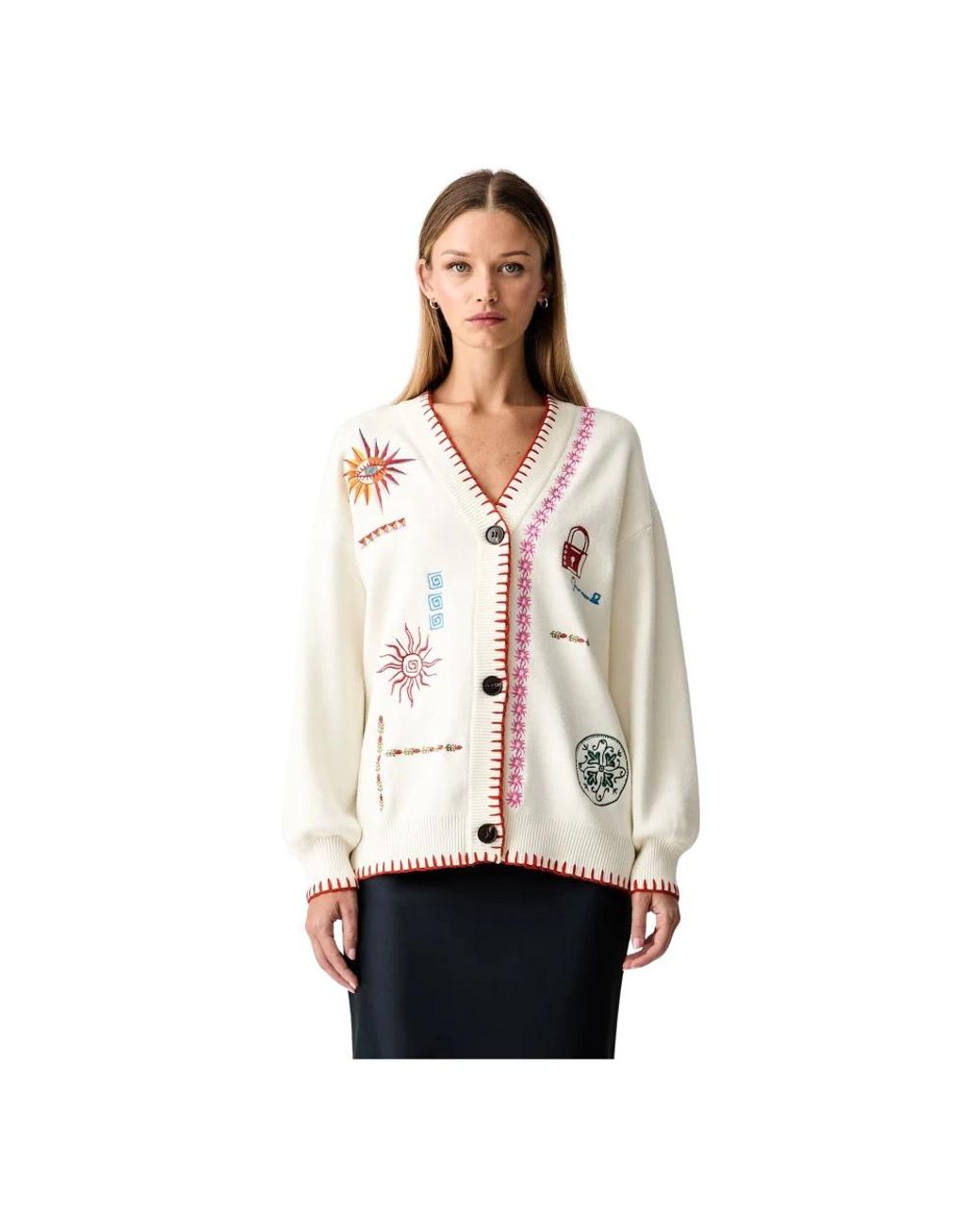 Cardigans Never Fully Dressed de color White