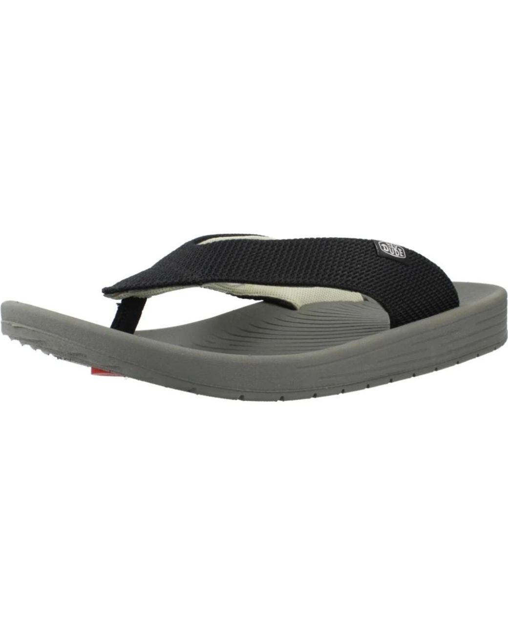 Flip Flops HeyDude pour homme en coloris Black