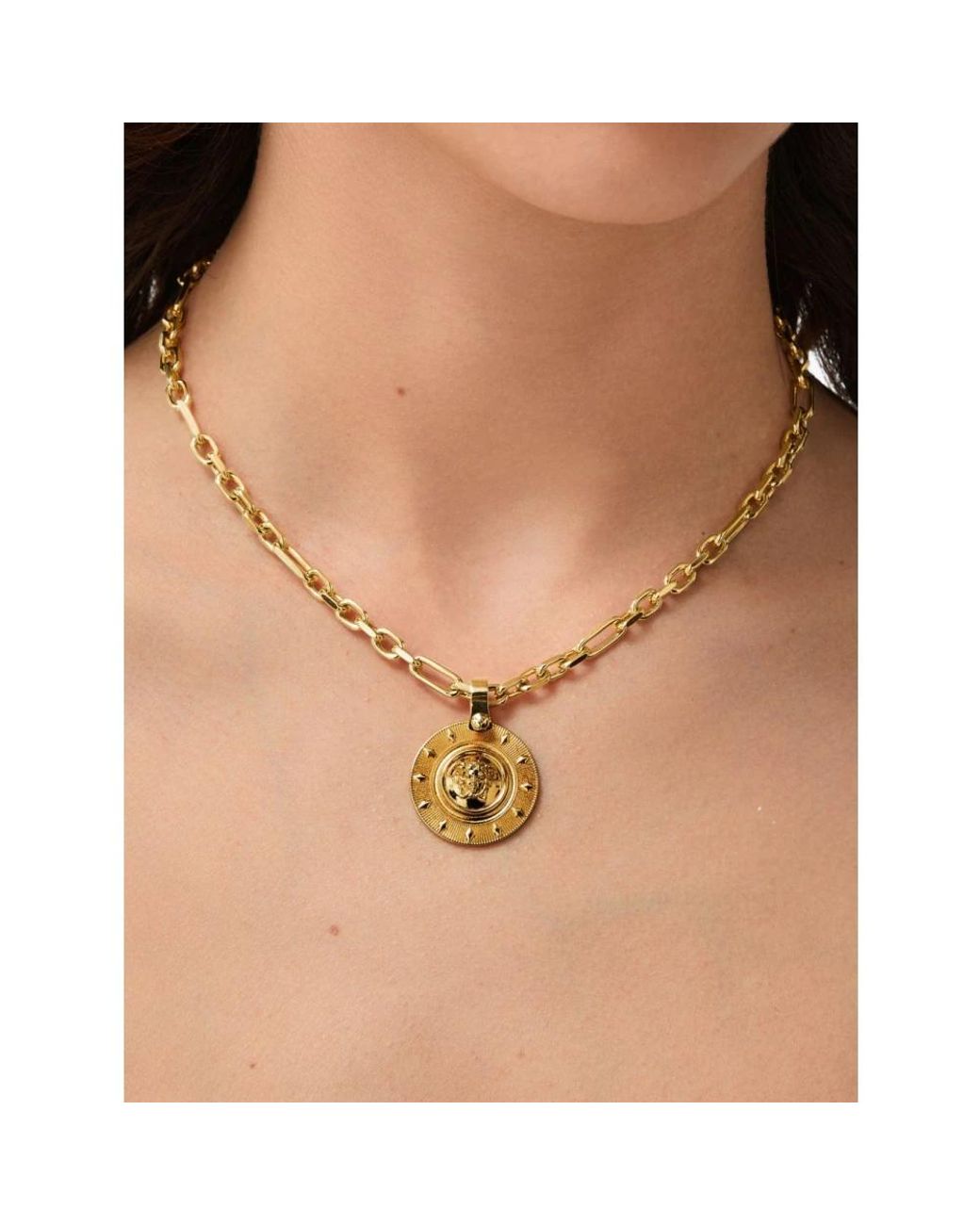 Necklaces Versace en coloris Metallic