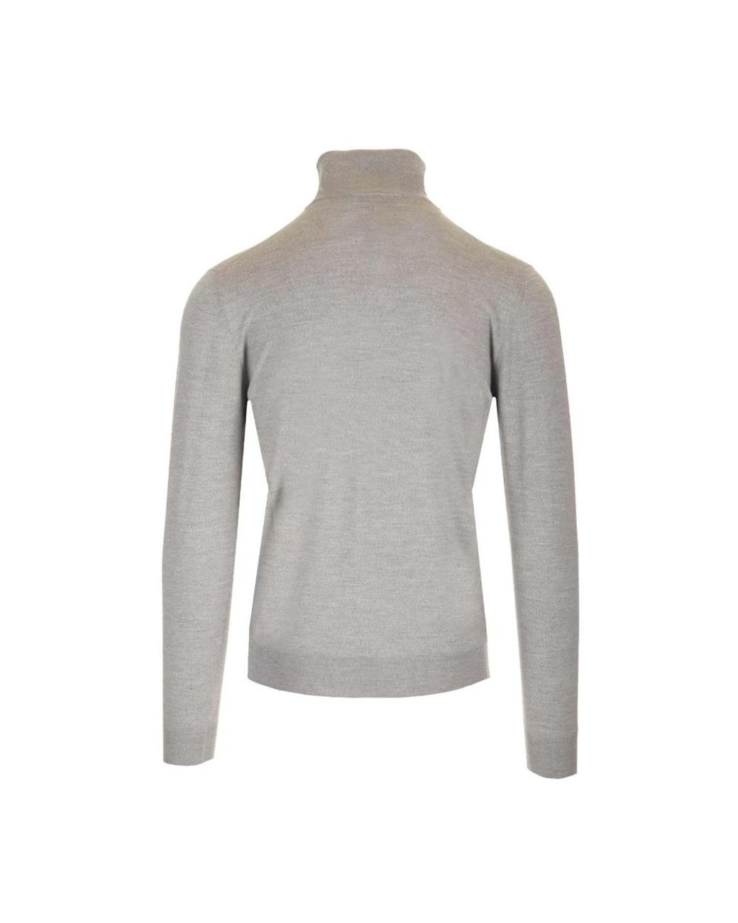 Mauro Ottaviani Gray Turtlenecks for men