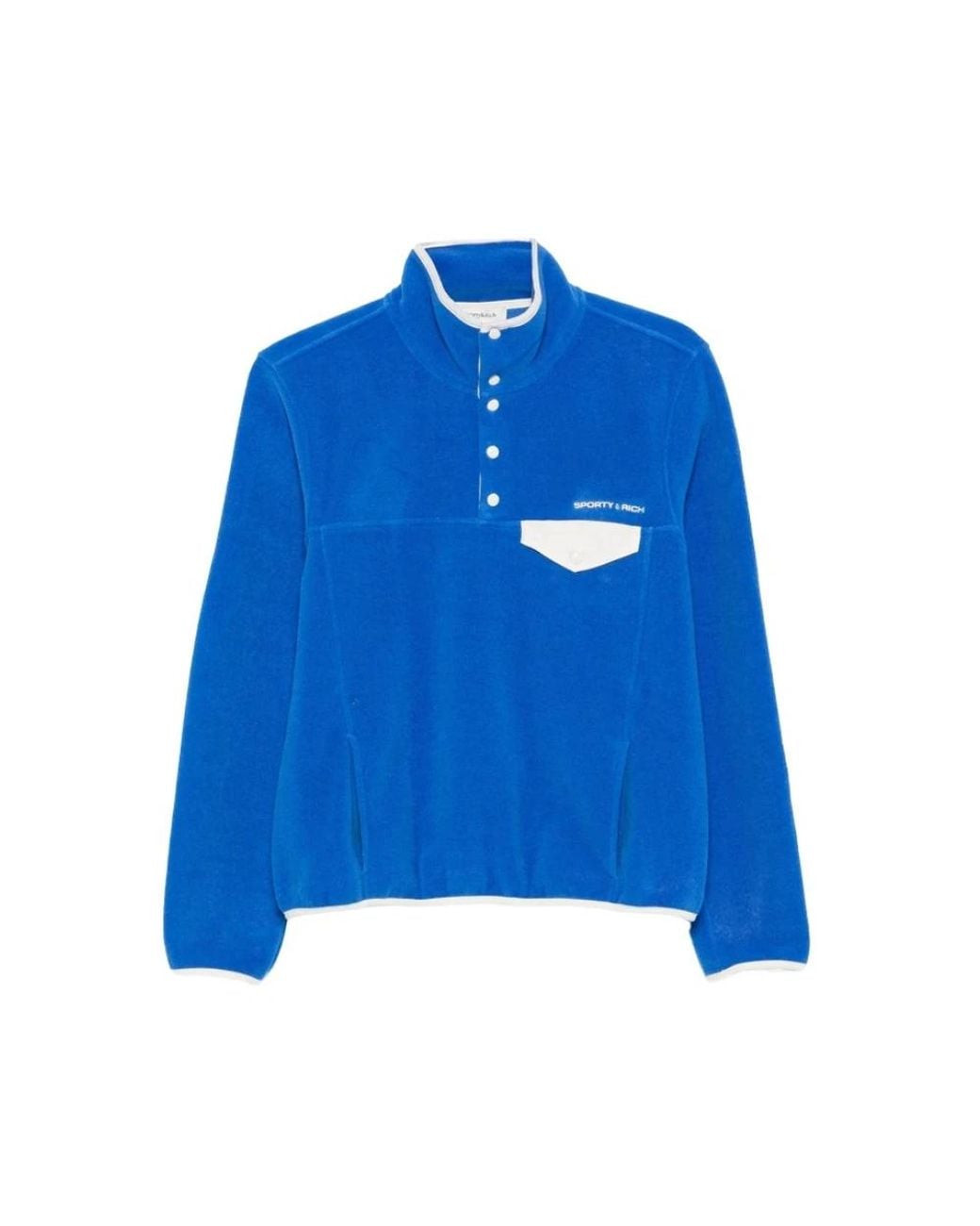 Sporty & Rich Blue Long Sleeve T-Shirts