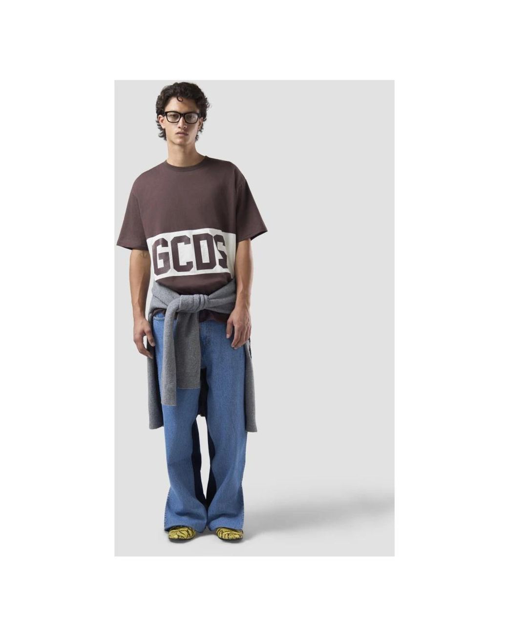 Gcds Brown T-Shirts for men