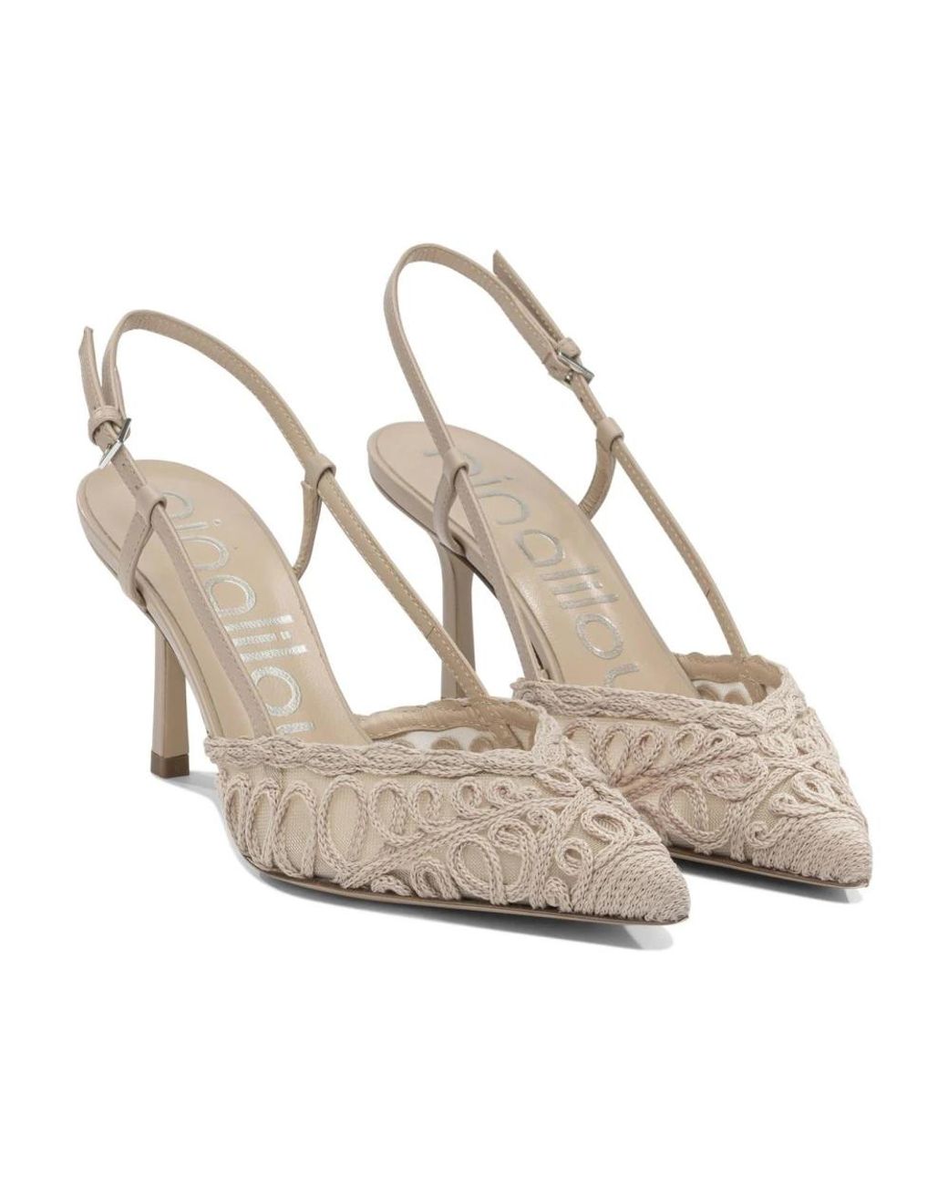 Ninalilou White Pumps