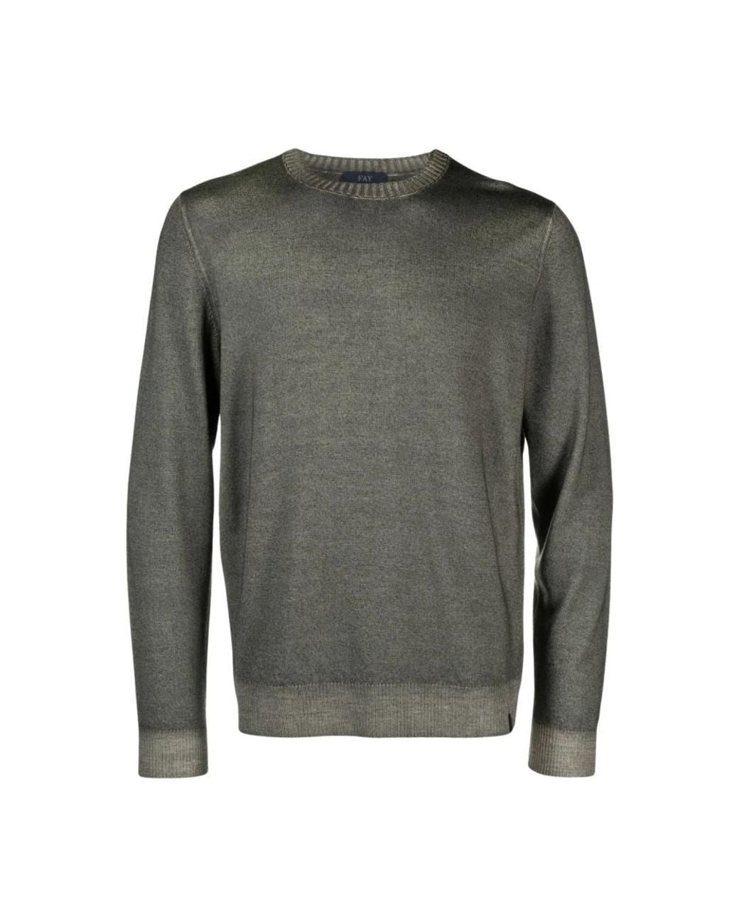 Fay Gray Round-Neck Knitwear for men