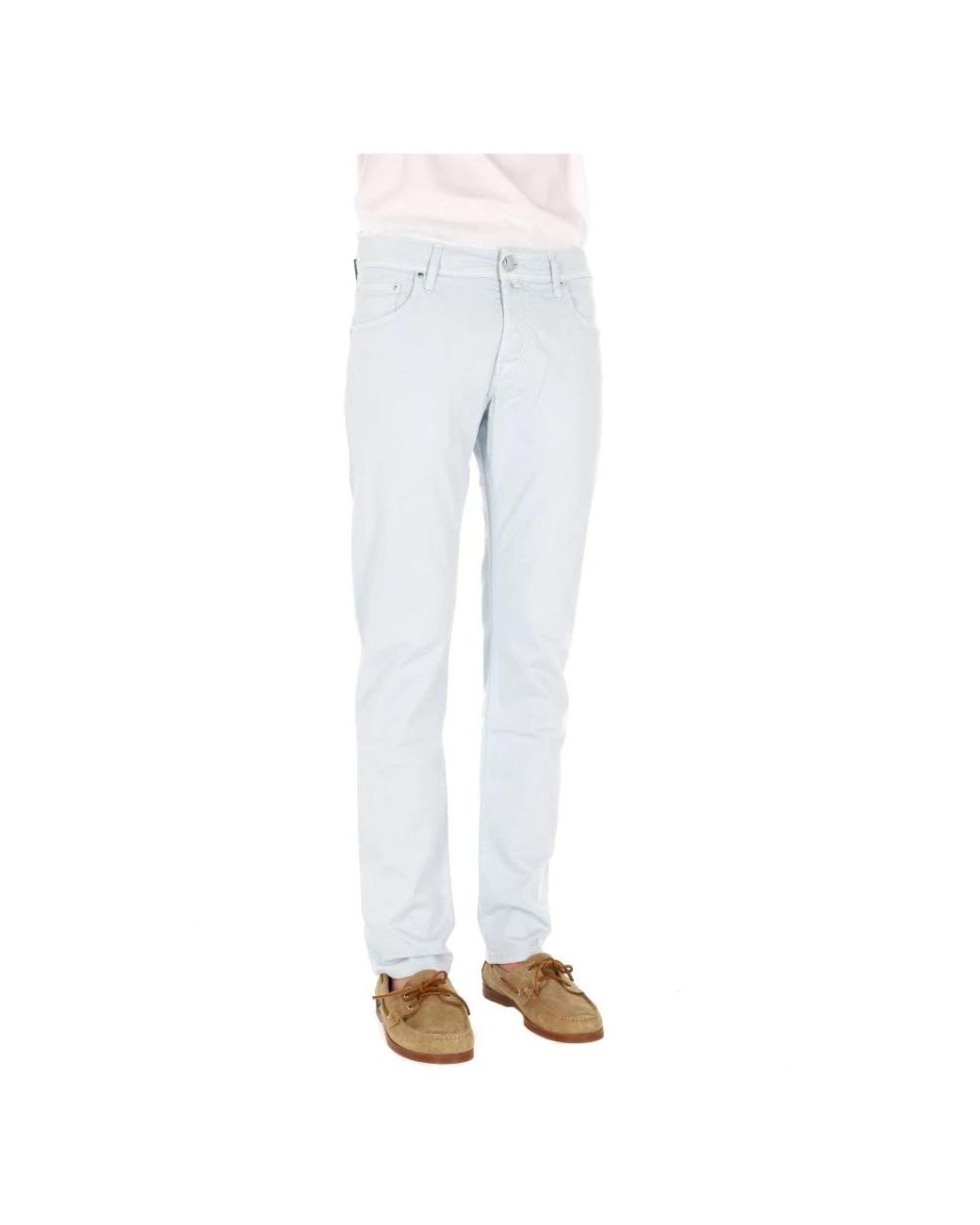 Jacob Cohen White Slim Fit Jeans for men