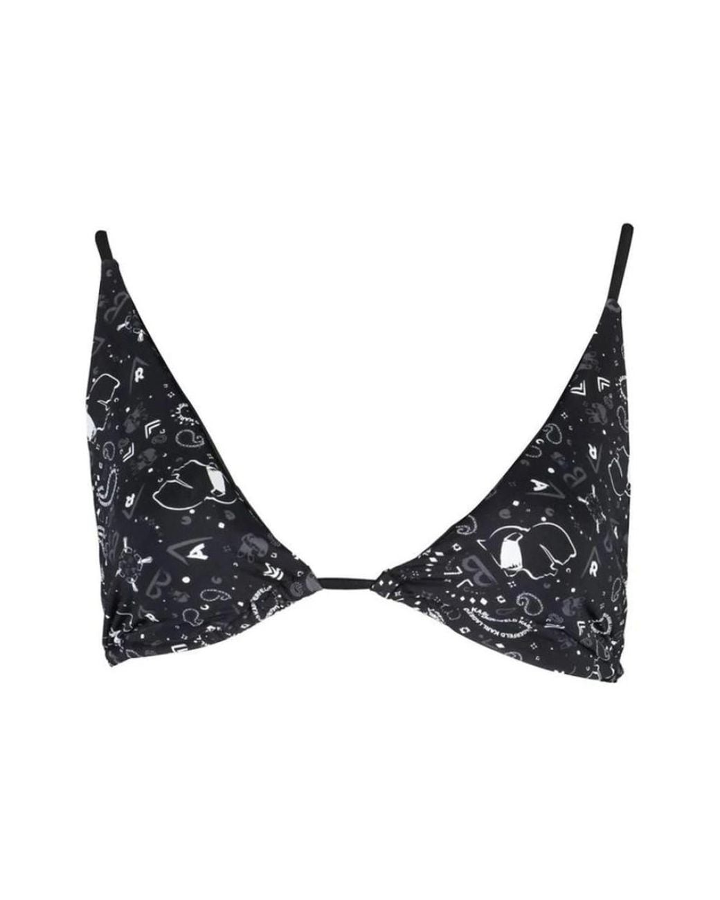 Karl Lagerfeld Black Bikinis