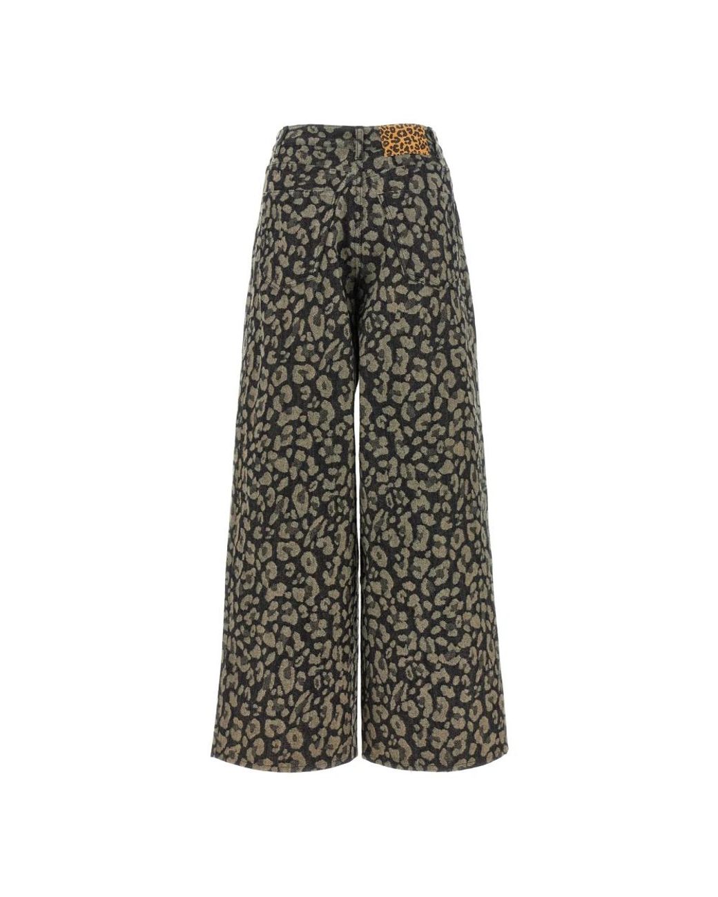 Alanui Gray Wide Jeans