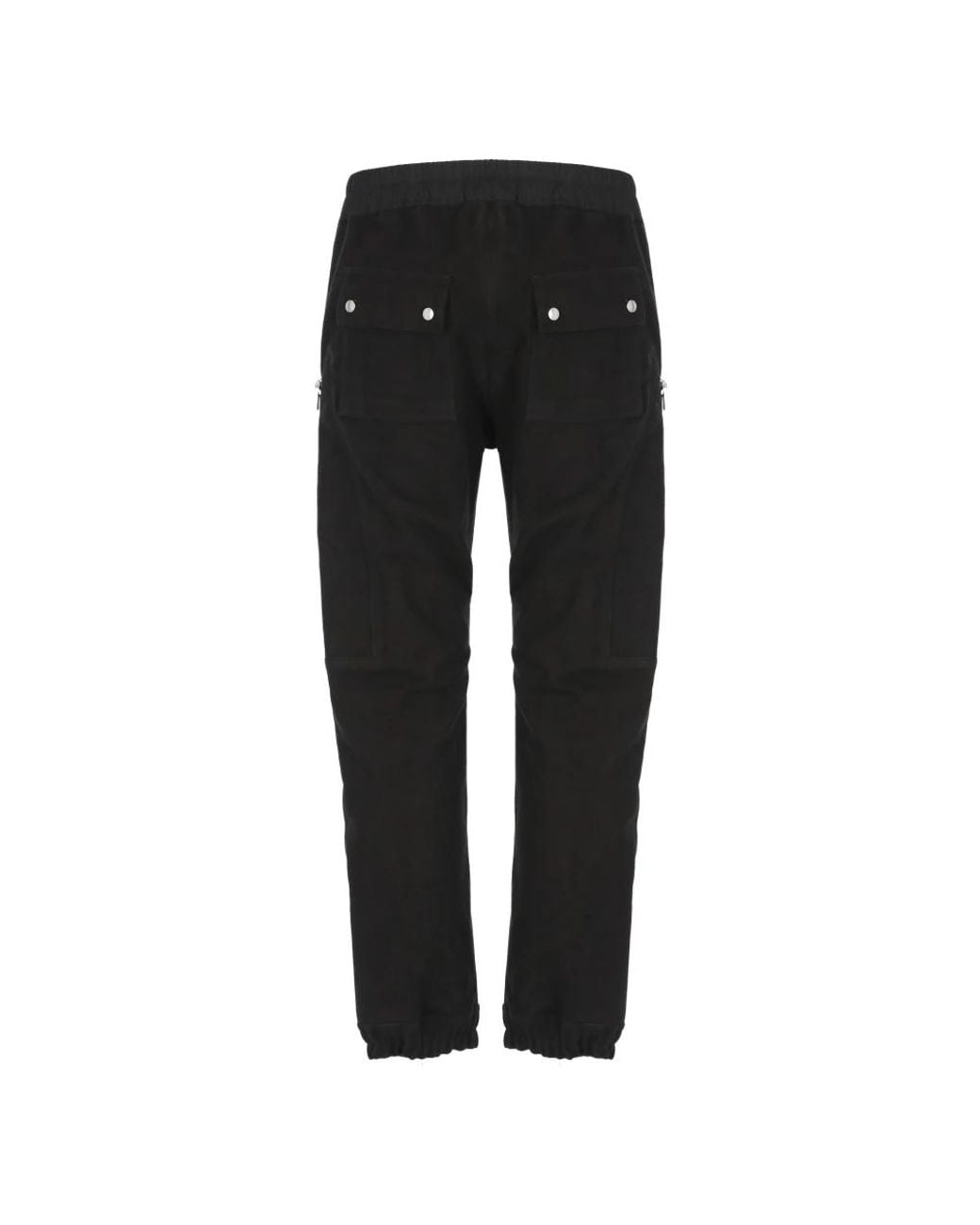Rick Owens Black Straight Trousers for men