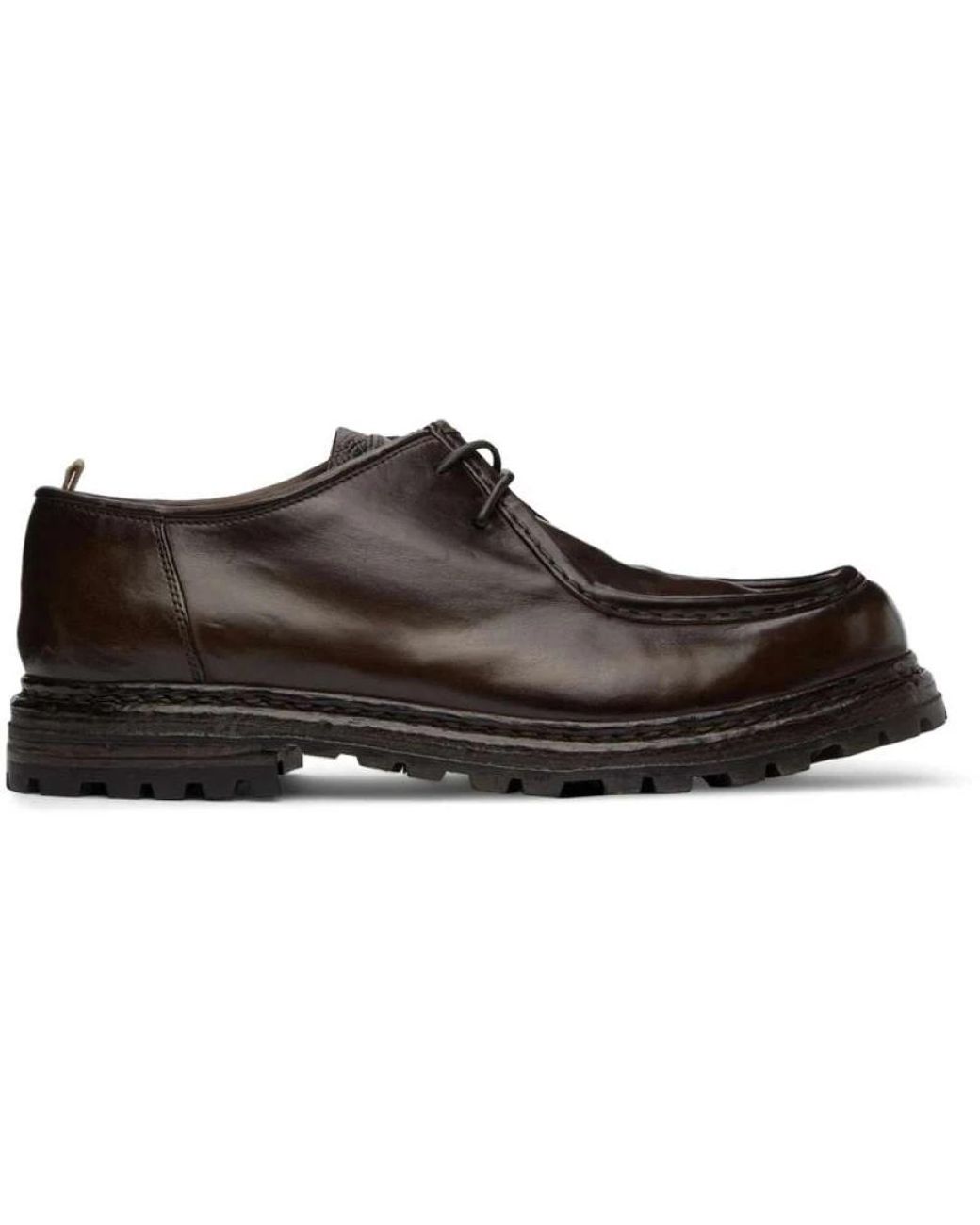 Officine Creative Brown Laced Shoes for men