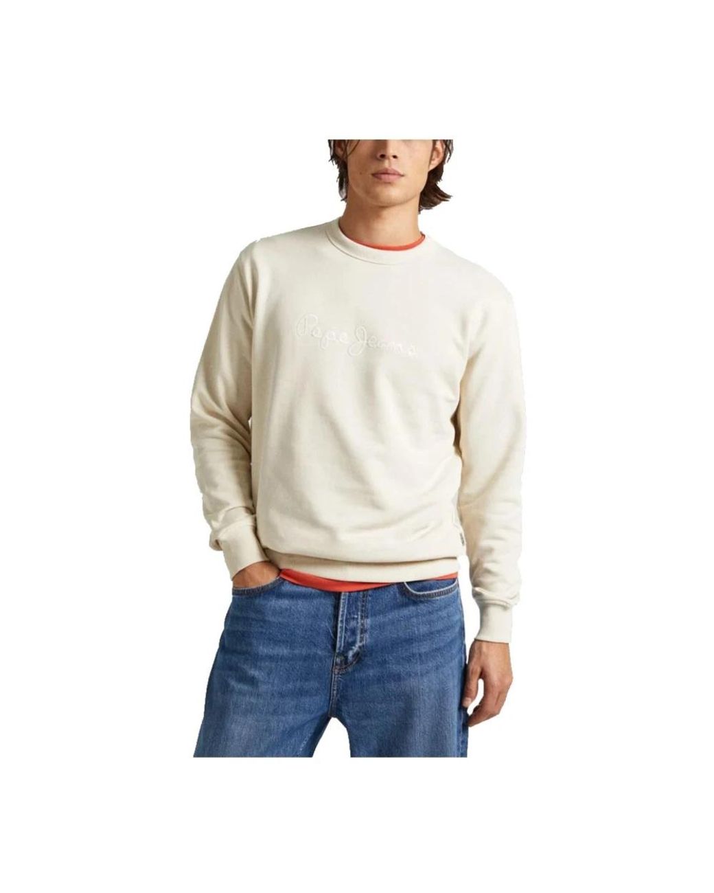 Pepe Jeans White Sweatshirts for men