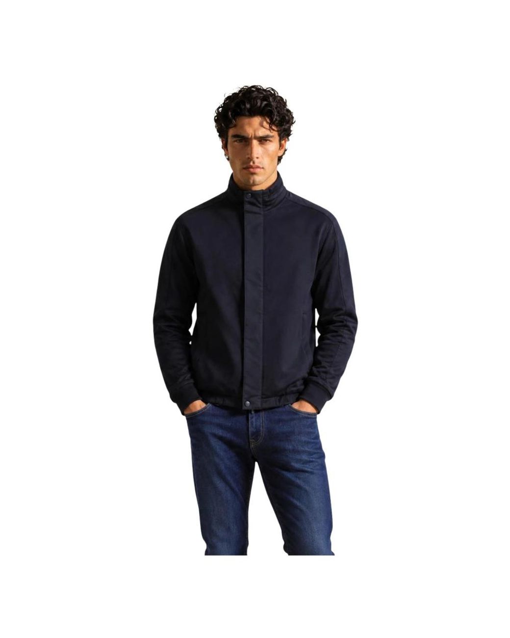 ARMANI EXCHANGE Blue Zip-Throughs for men