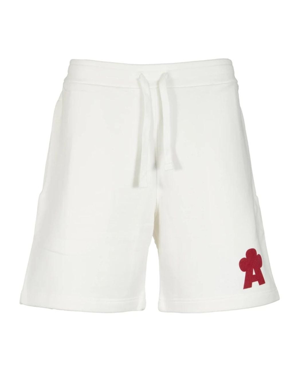 A PAPER KID White Casual Shorts for men
