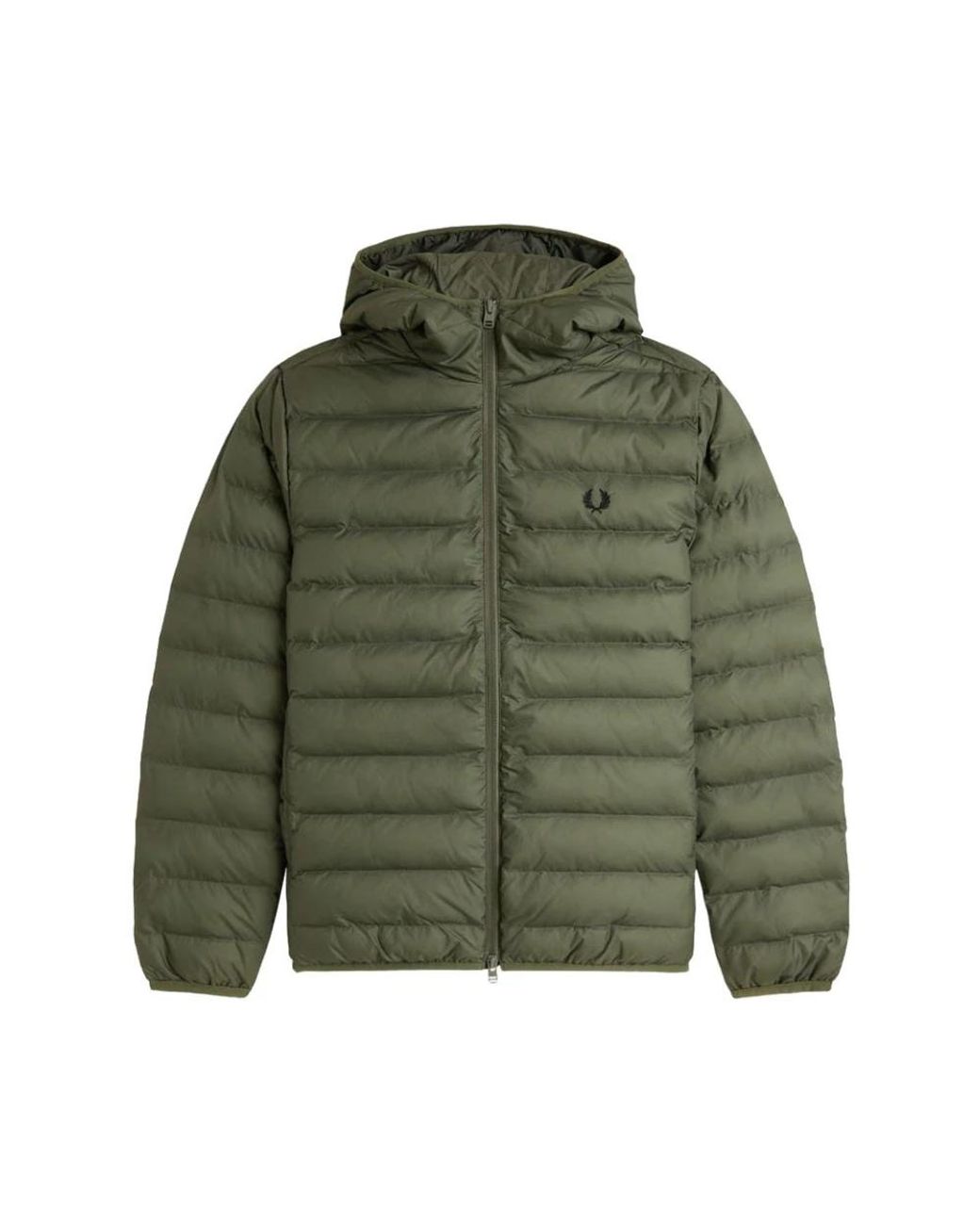 Fred Perry Green Winter Jackets for men