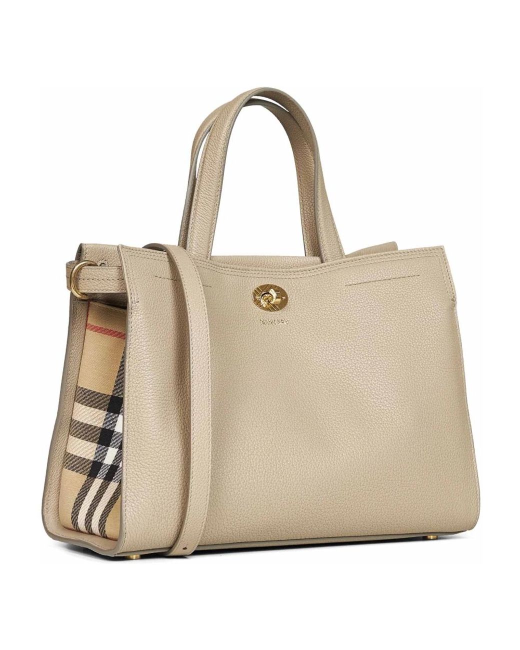 Handbags di Burberry in Natural