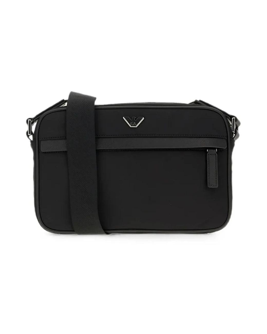 Emporio Armani Black Cross Body Bags for men