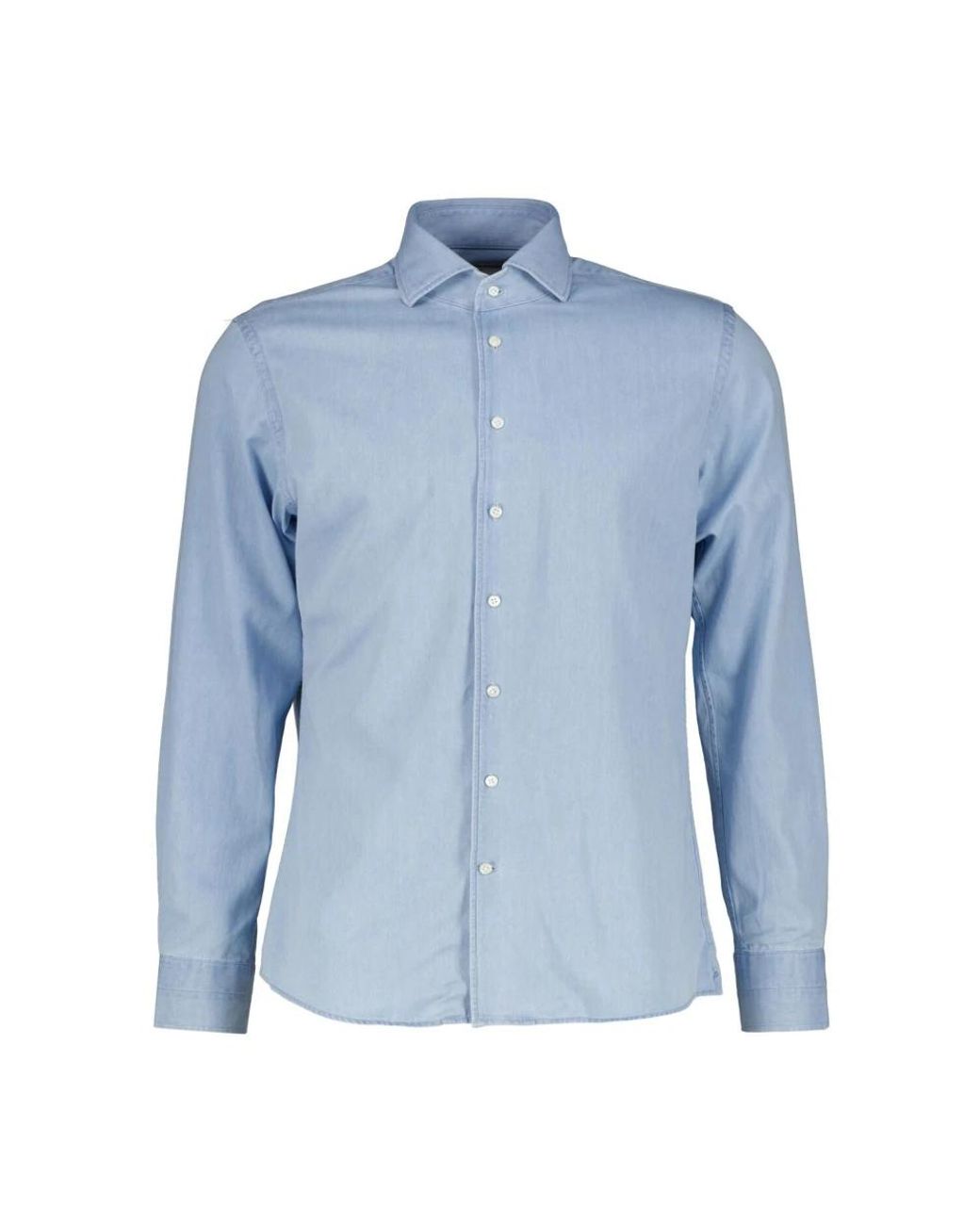 Profuomo Casual Hemden in het Blue voor heren