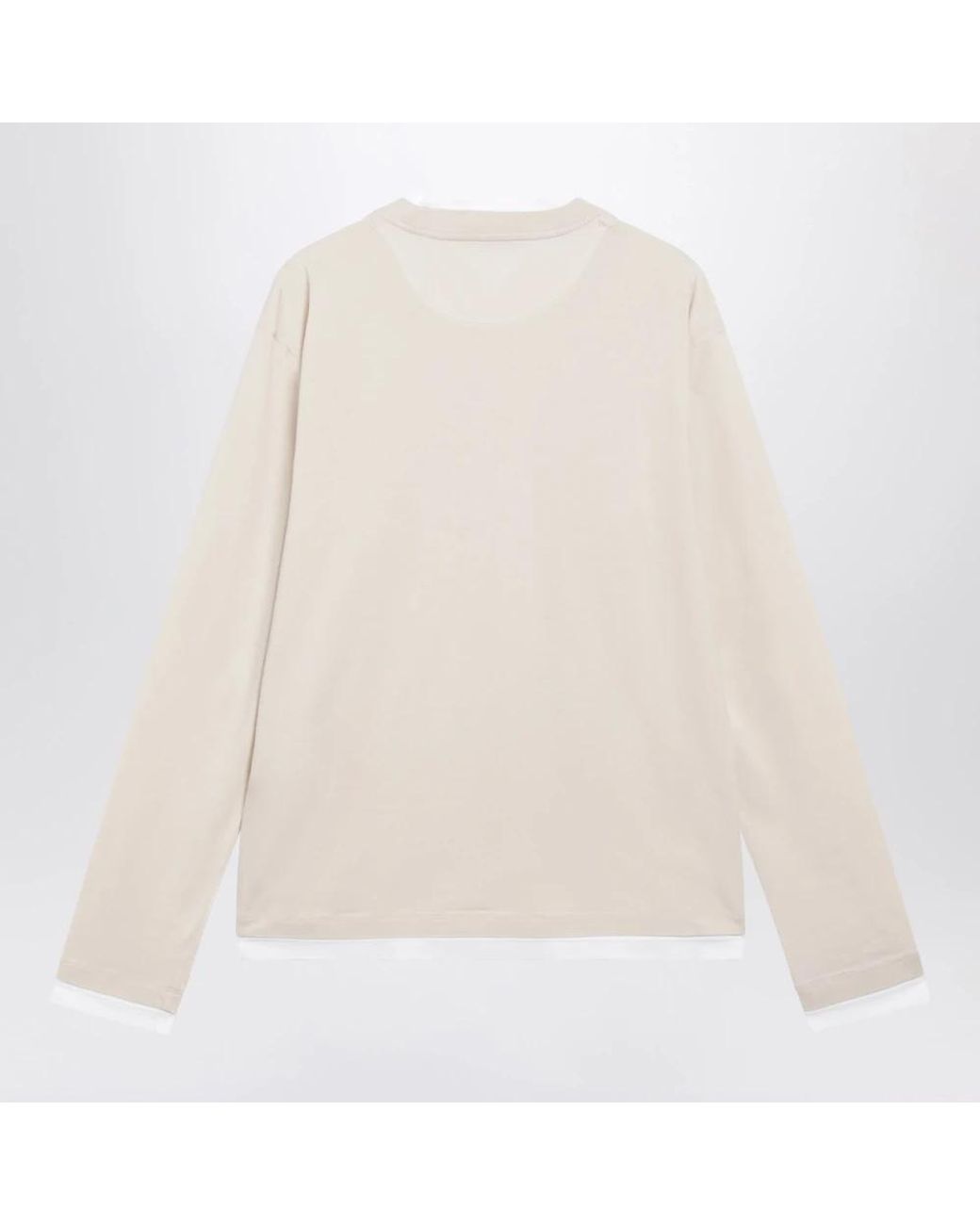 Prada White Long Sleeve T-Shirts for men