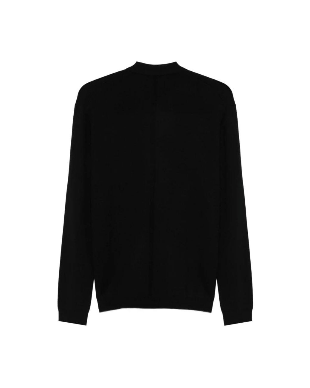 Low Brand Black Round-Neck Knitwear for men