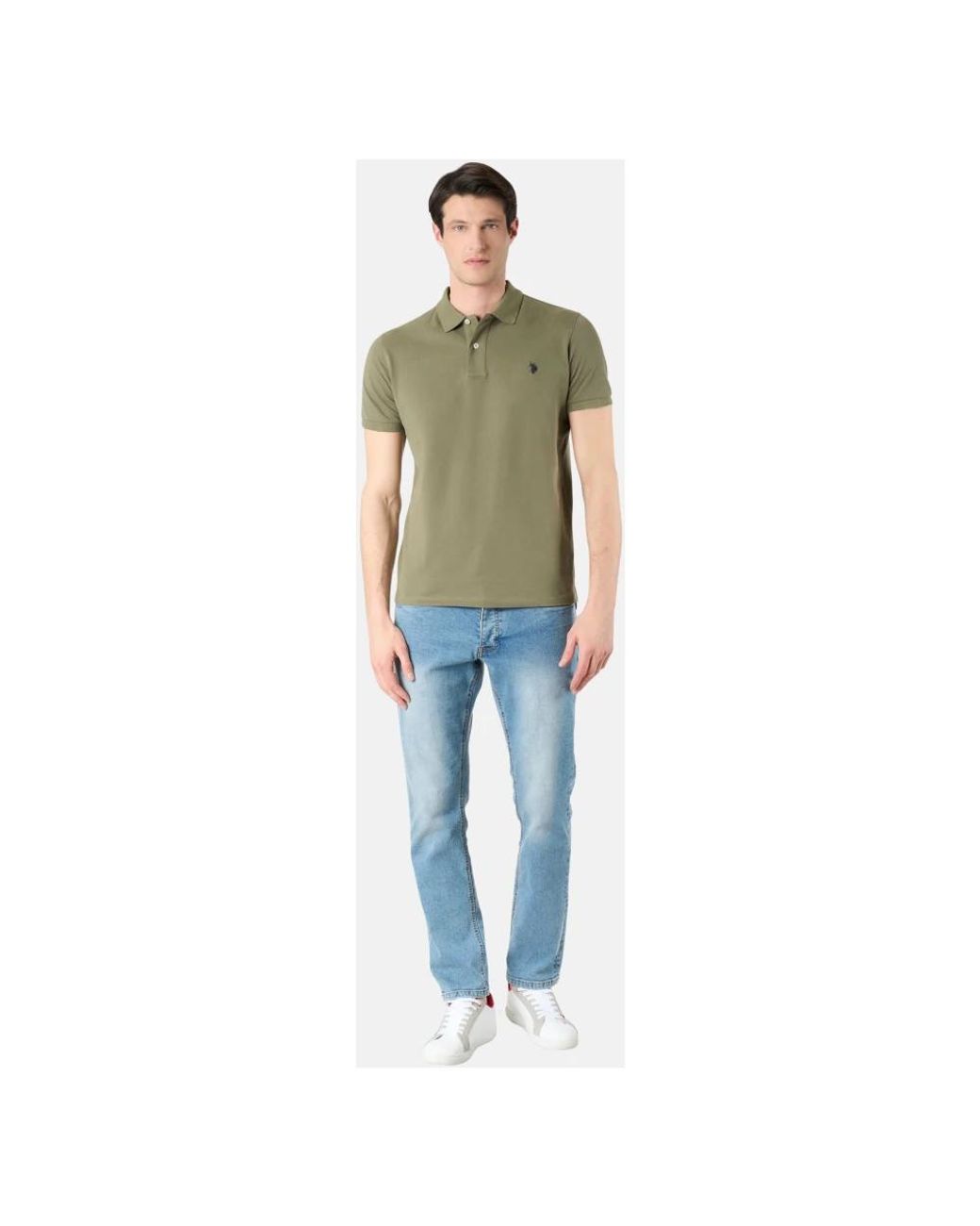 U.S. POLO ASSN. Green Polo Shirts for men