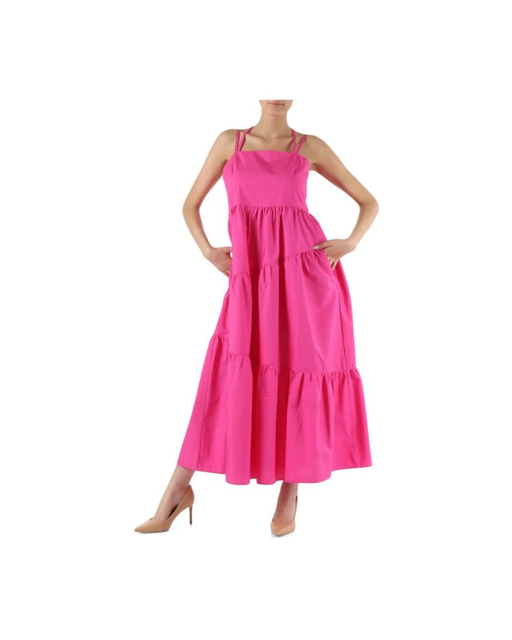 Boss Pink Midi Dresses