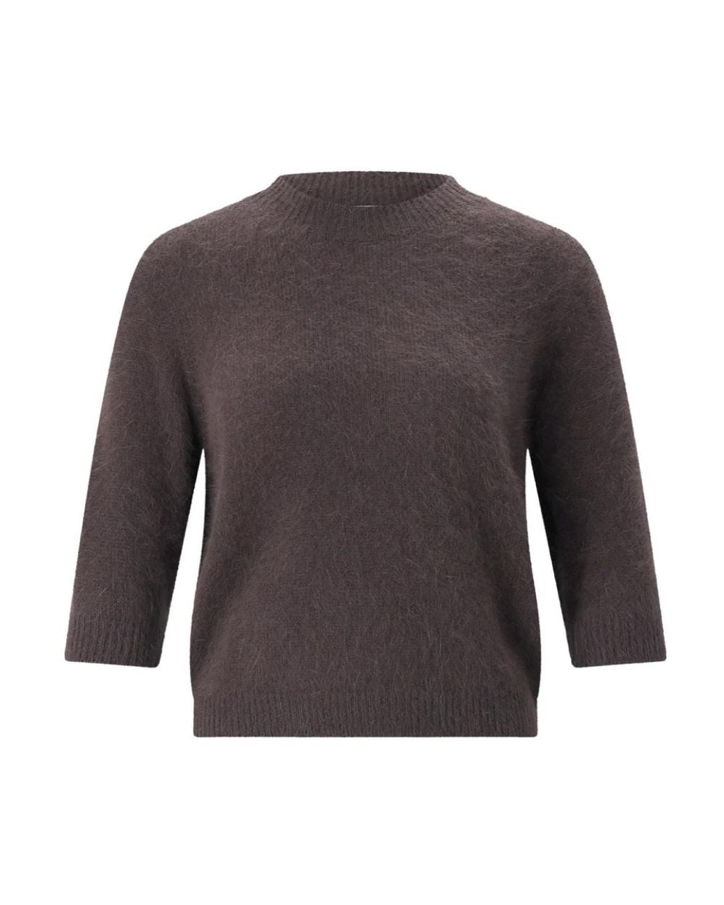 Roberto Collina Gray Round-Neck Knitwear