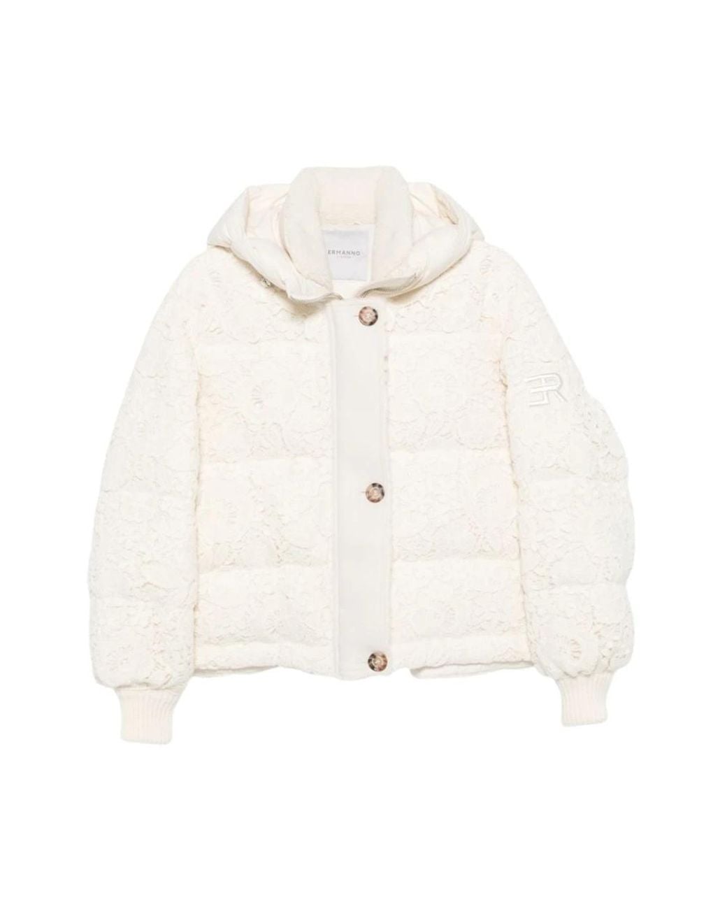 Ermanno Scervino White Winter Jackets