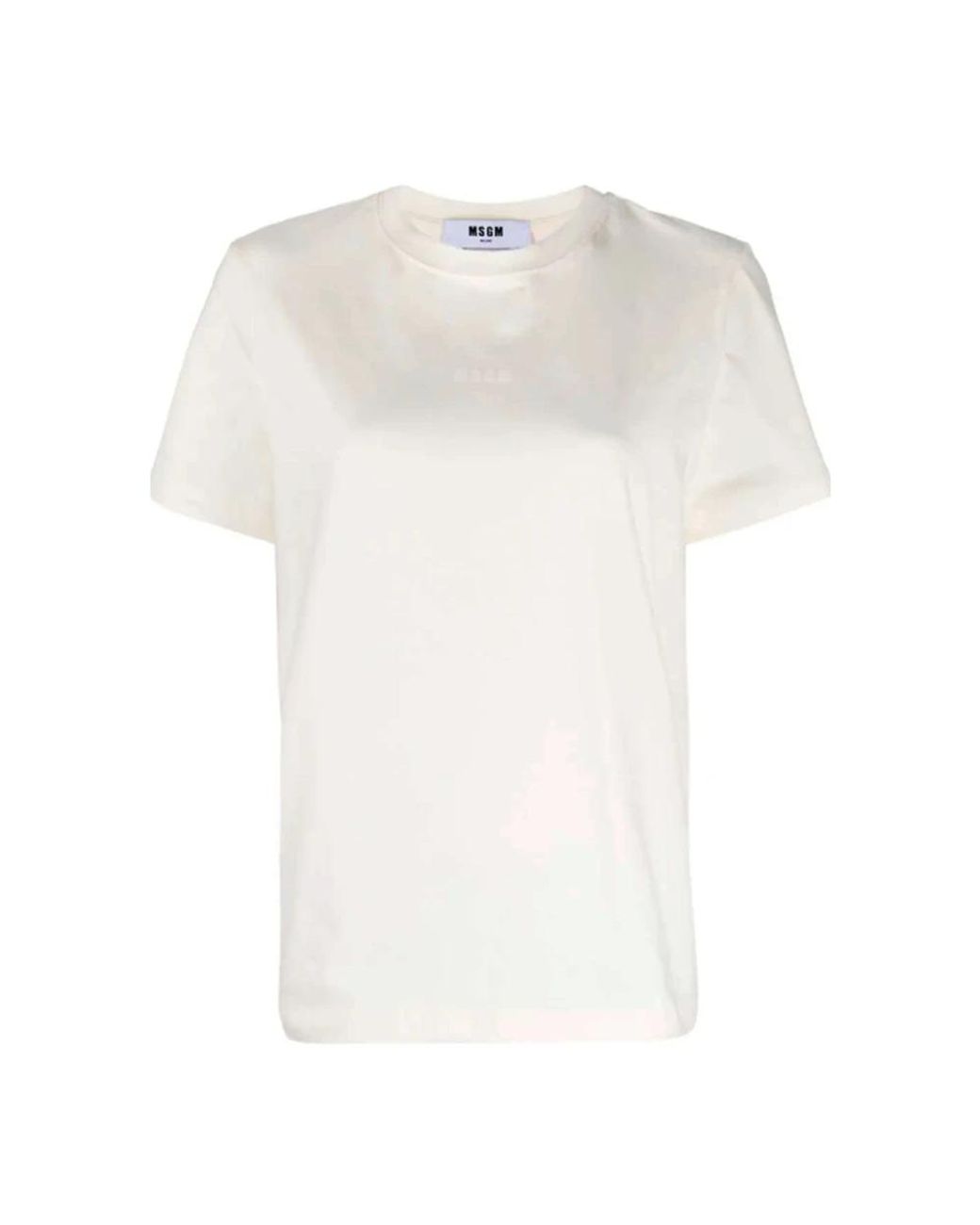 MSGM White T-Shirts