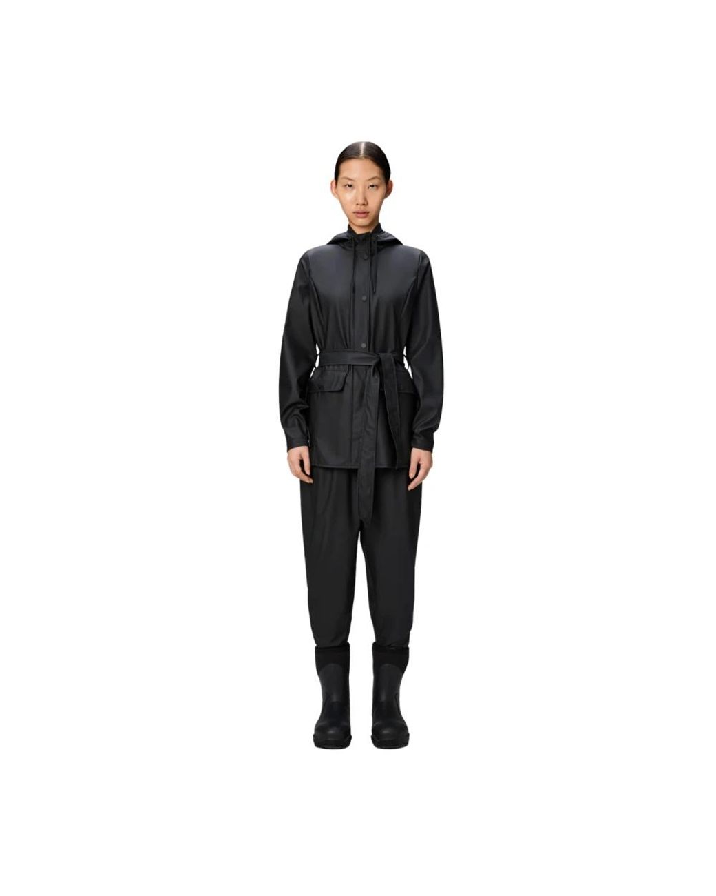 Rain Jackets Rains de color Black