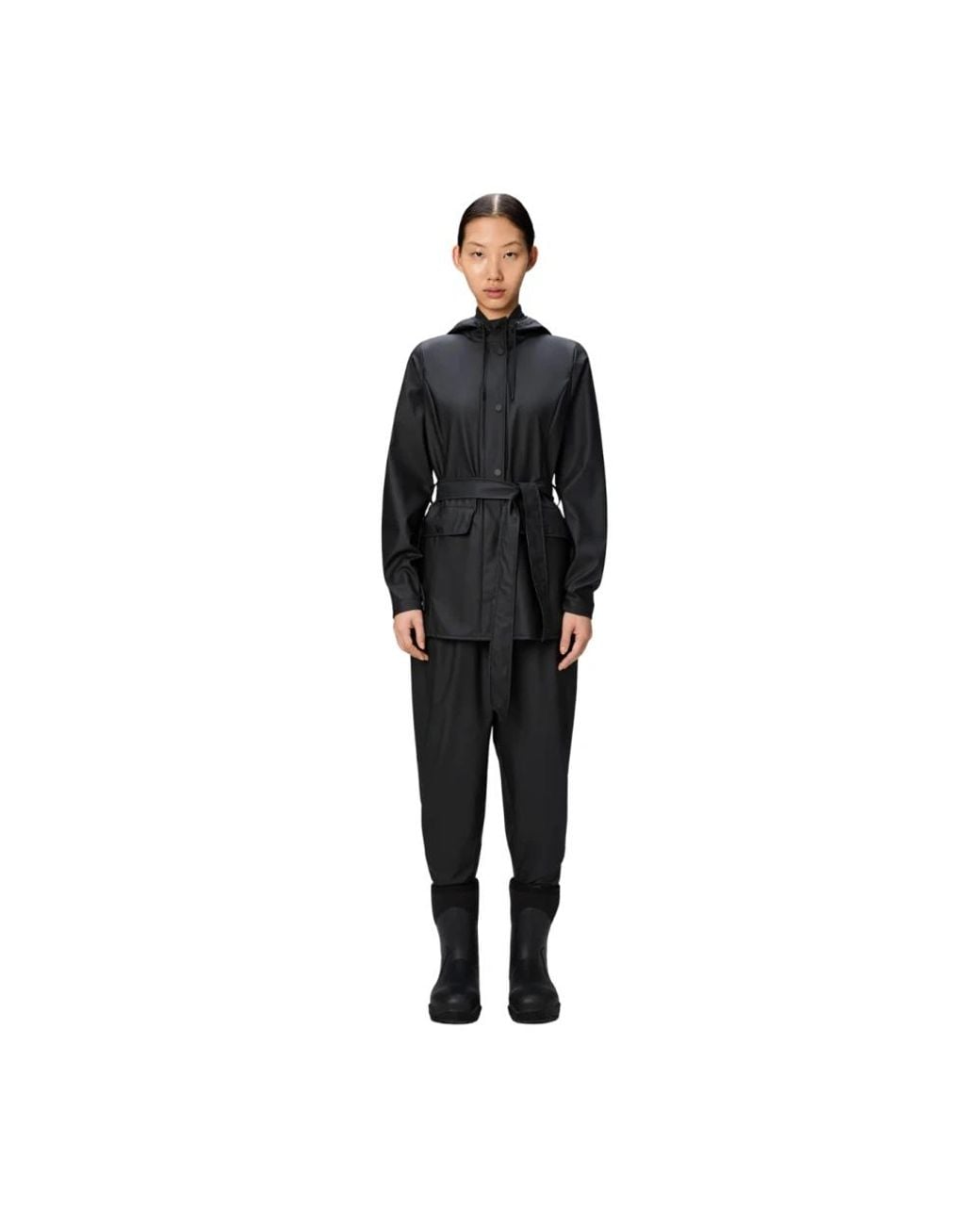 Rains Black Rain Jackets