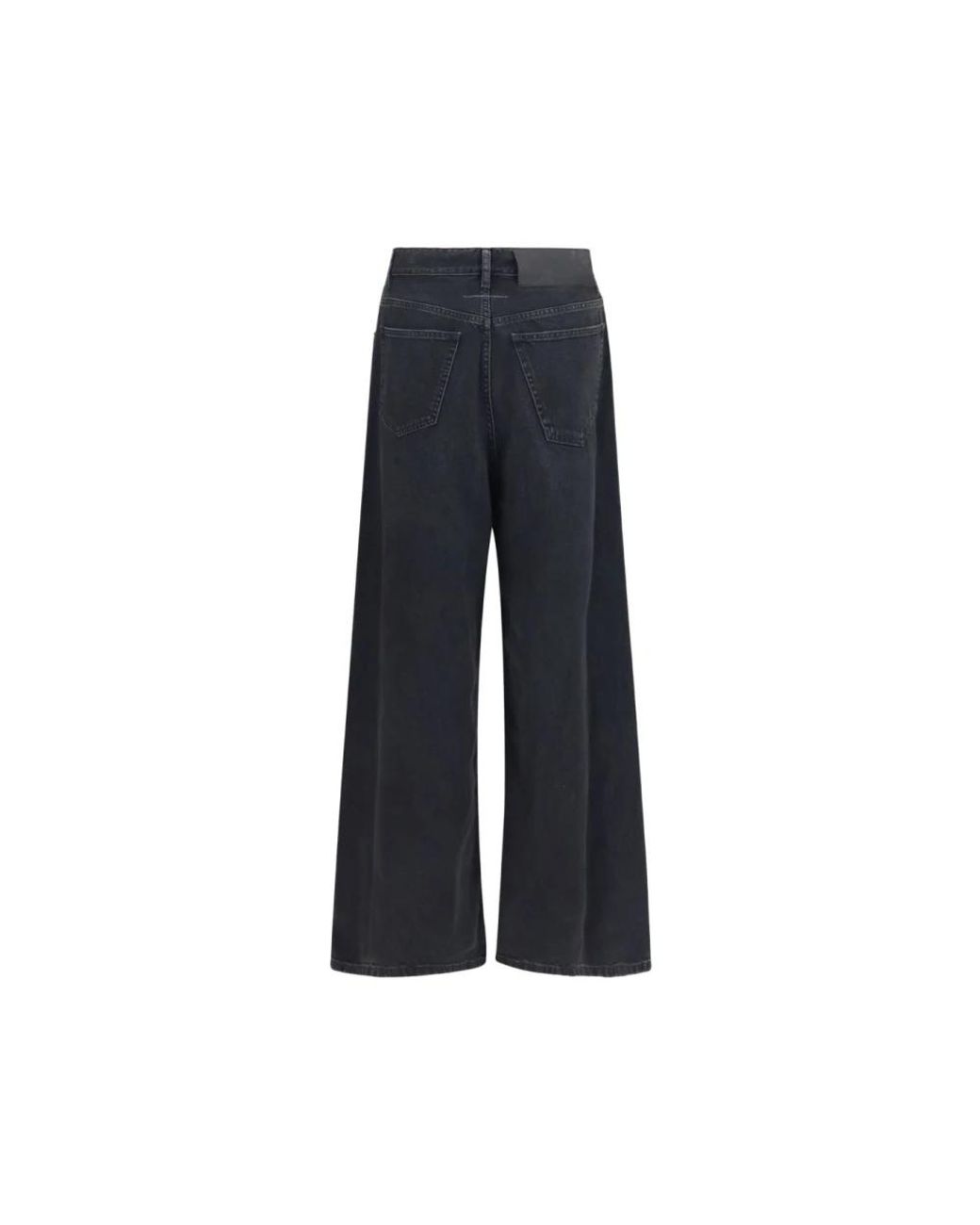 MM6 by Maison Margiela Blue Wide Jeans