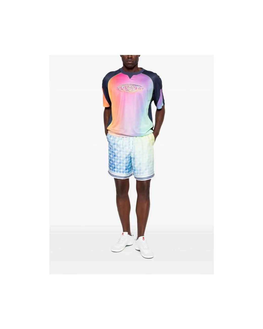 Casablanca Blue Casual Shorts for men