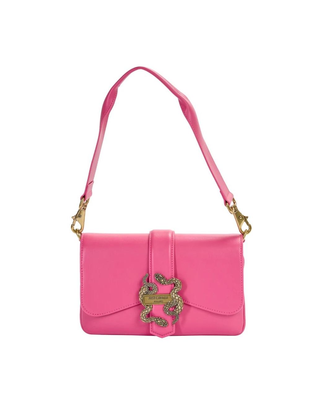 Just Cavalli Pink Shoulder Bags