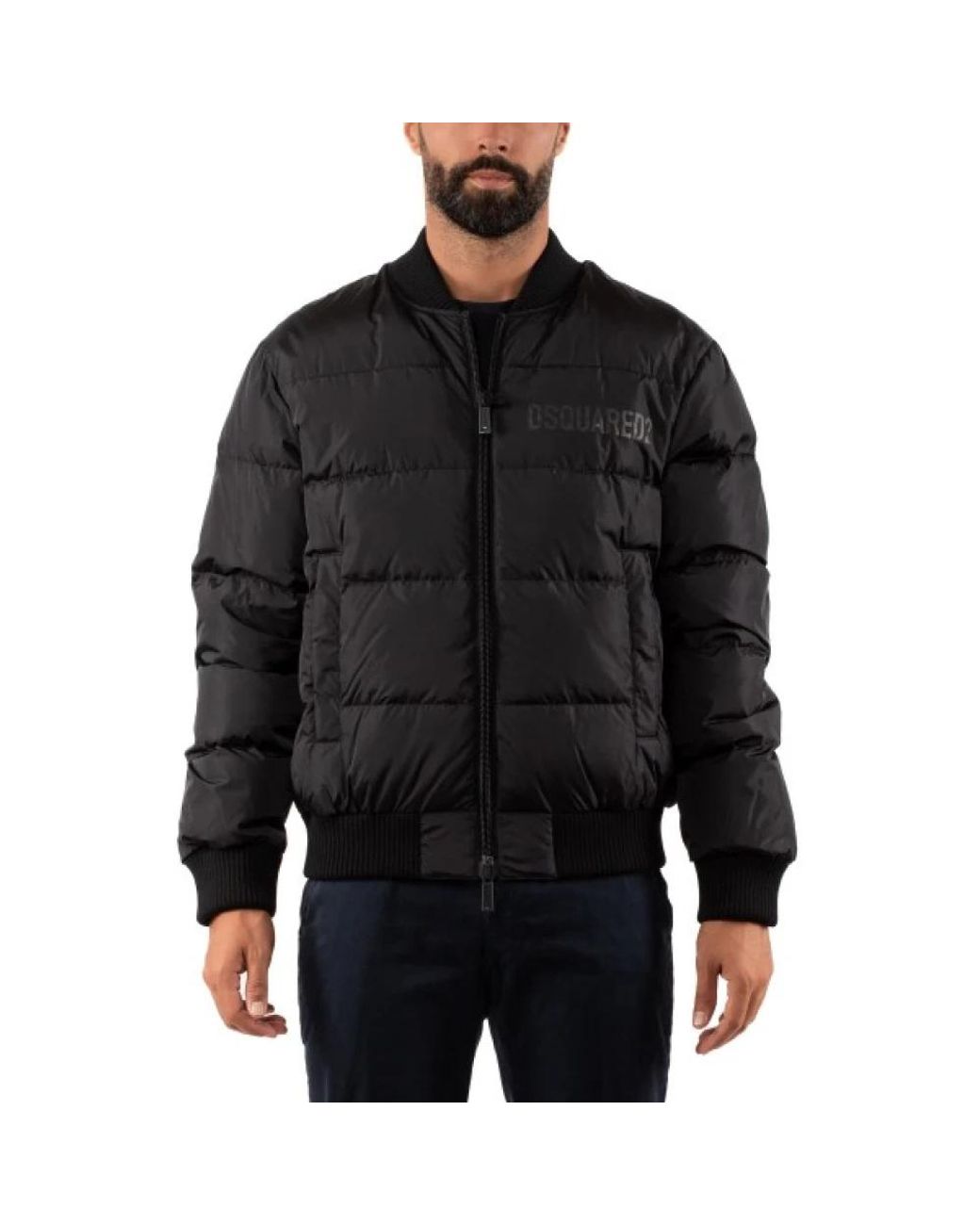 DSquared² Gepolsterte Bomberjacke in Black für Herren