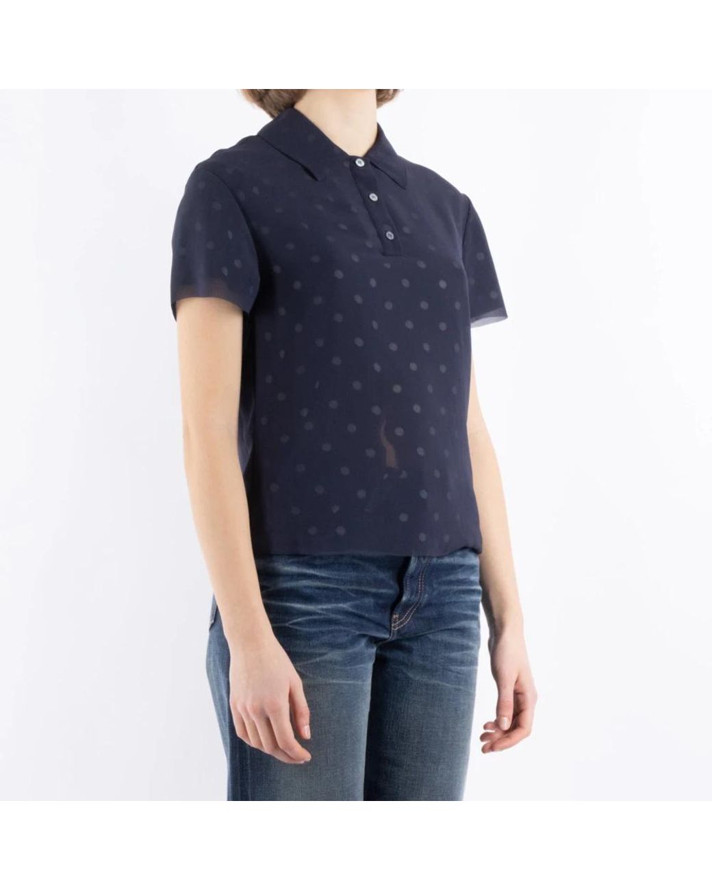 Polo Shirts di Acne in Blue