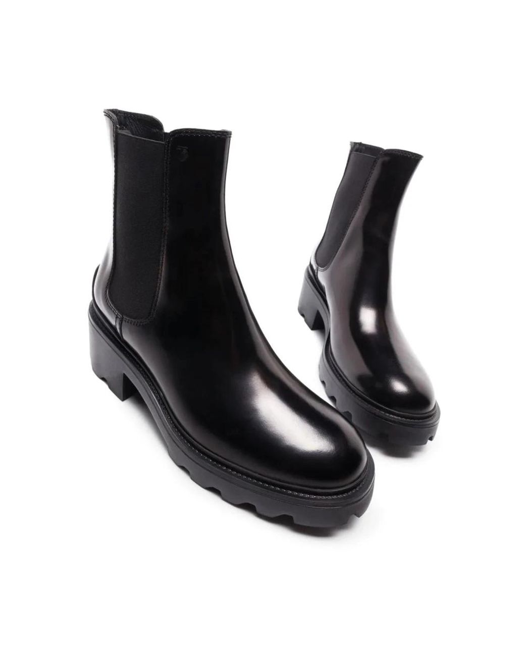 Tod's Black Chelsea Boots