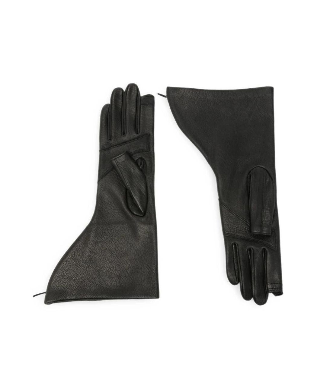 Rick Owens Black Flared Handschuhe
