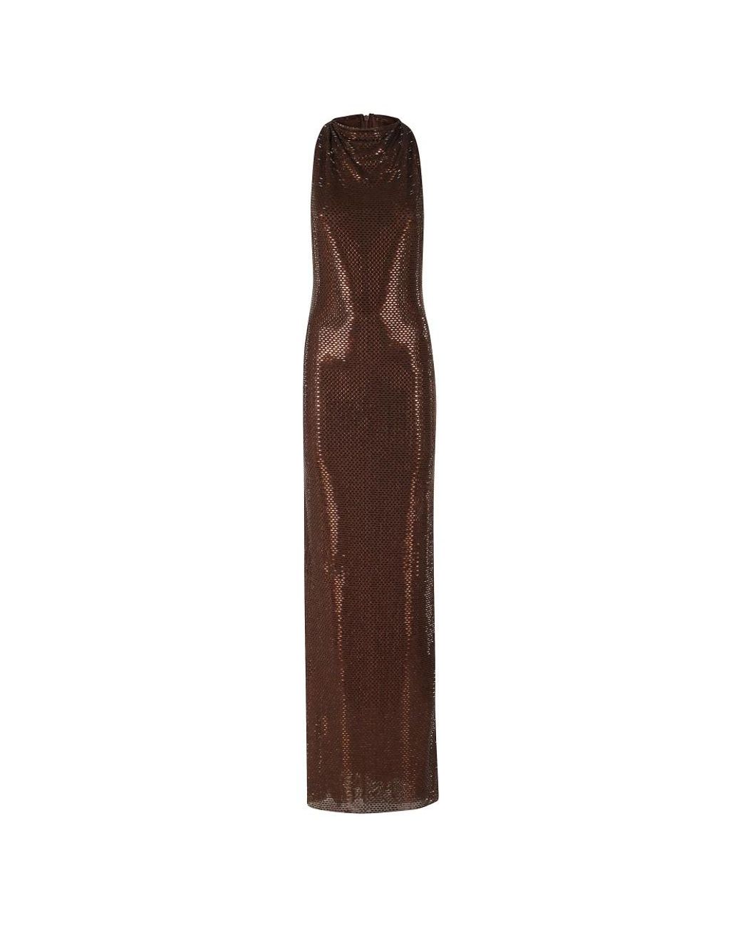 Self-Portrait Brown Maxi Dresses