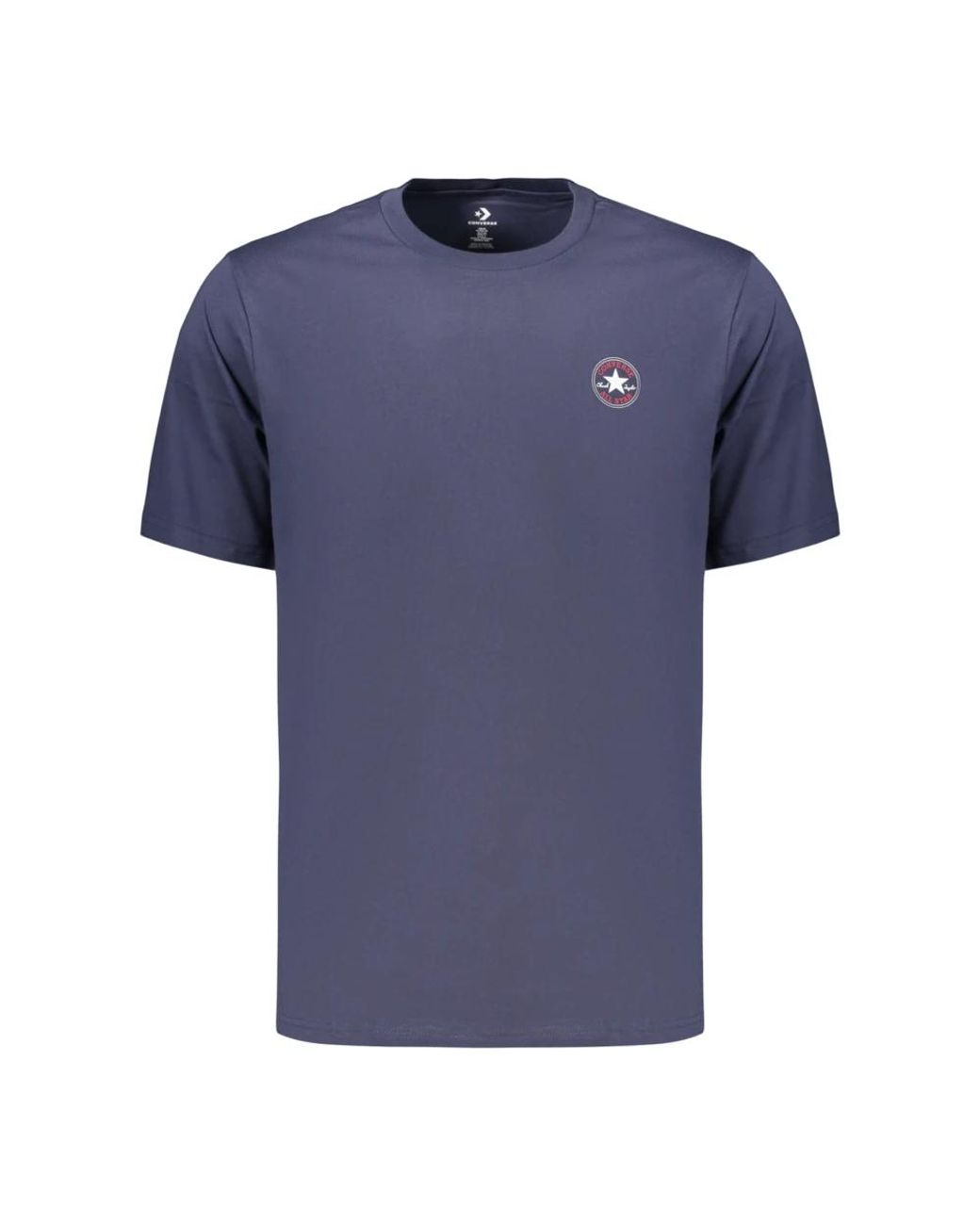 Converse Chuck Patch T-Shirt in het Blue voor heren