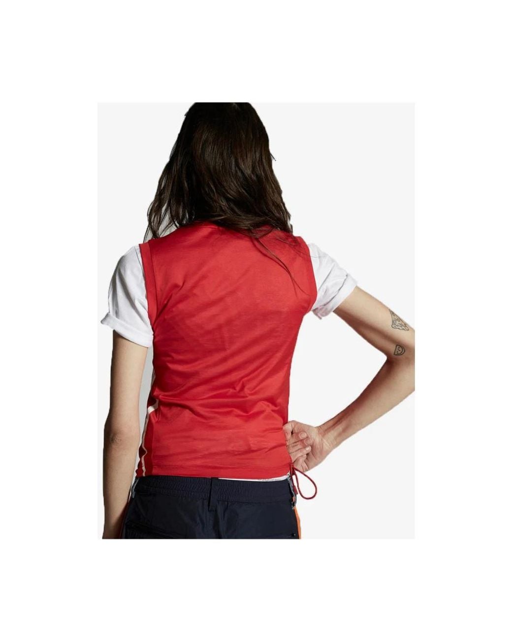 Sleeveless Tops DSquared² en coloris Red