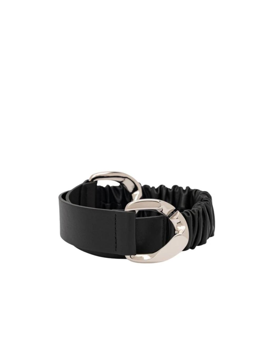 Orciani Black Elastischer Nappaledergürtel