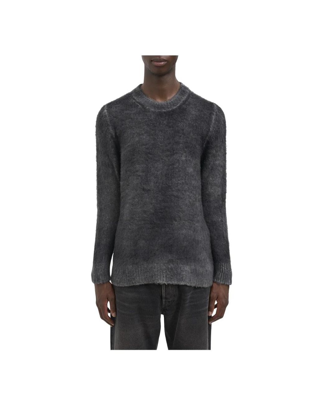 Avant Toi Black Round-Neck Knitwear for men