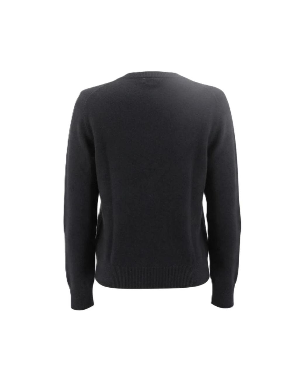 Mc2 Saint Barth Black Round-Neck Knitwear