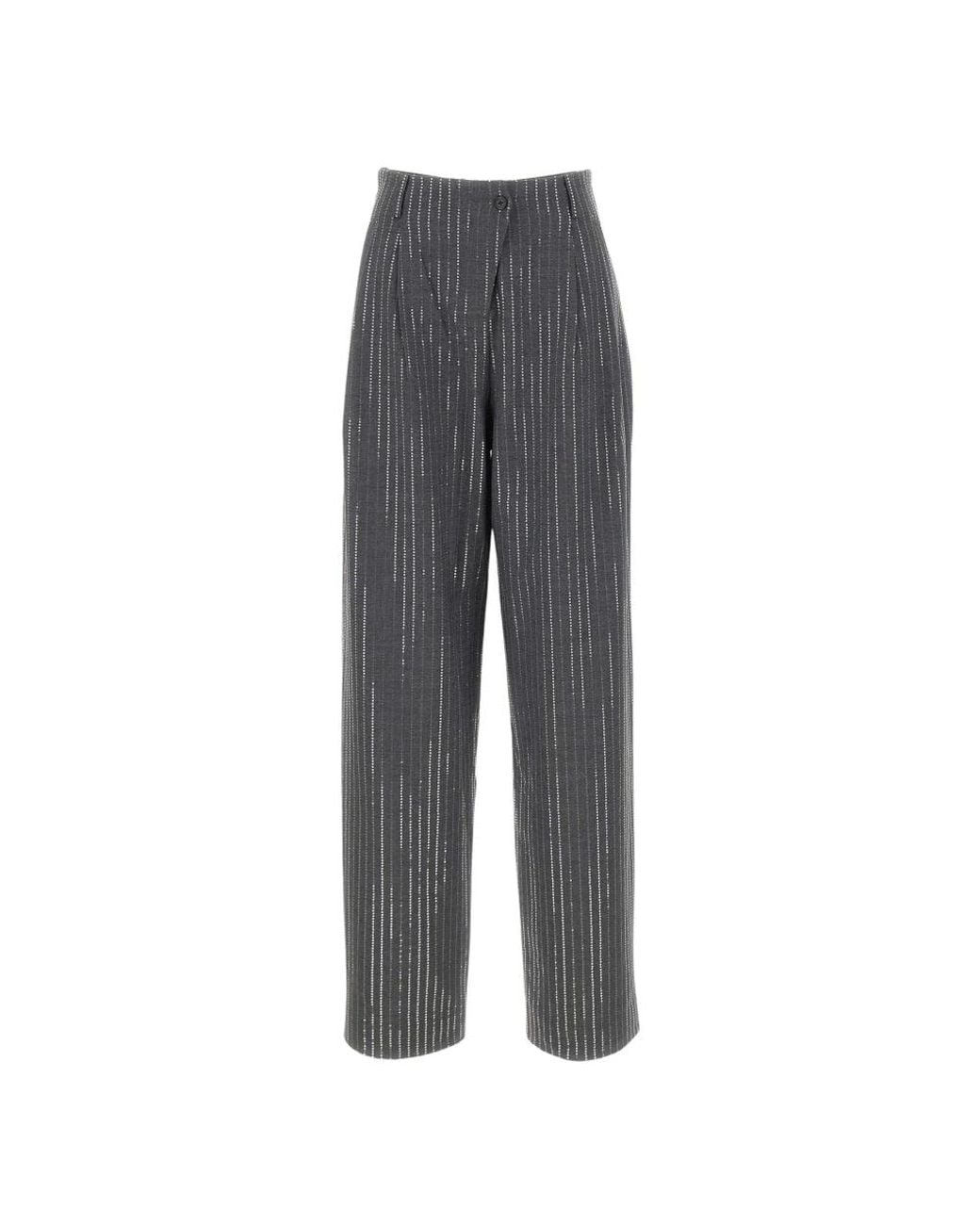 IRO Gray Straight Trousers