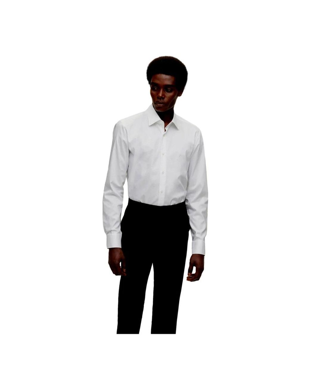 Boss White Formal Shirts