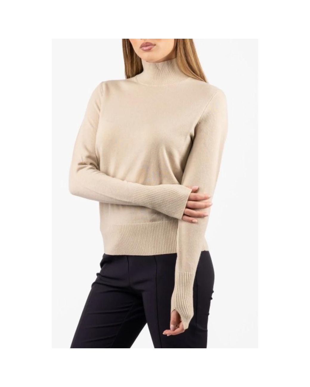Pinko Natural Turtlenecks