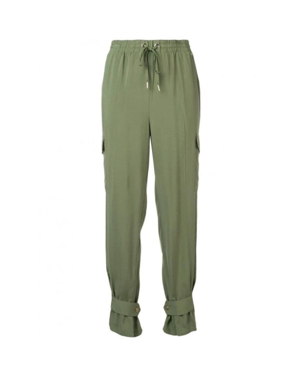 Twinset Green Cropped Trousers