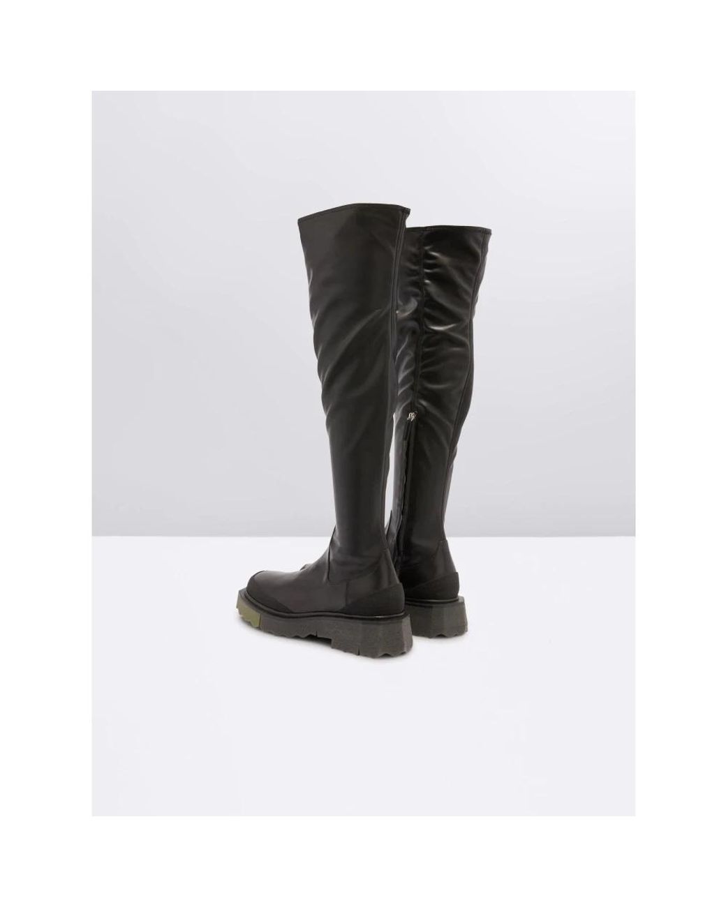 Off-White c/o Virgil Abloh Black Over-The-Knee Boots