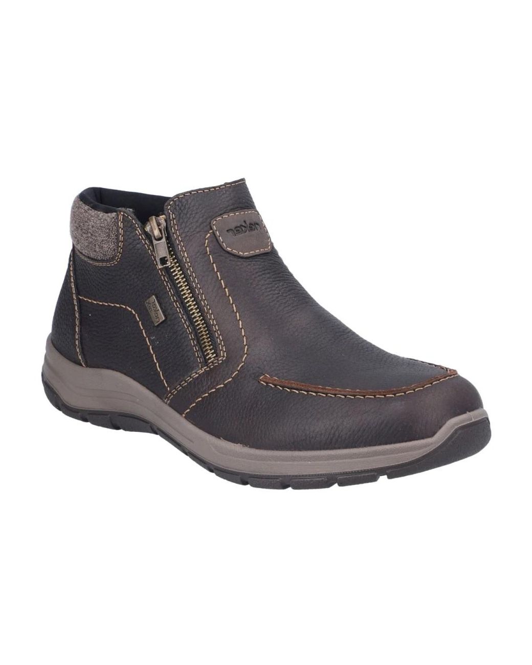 Rieker Gray Ankle Boots for men