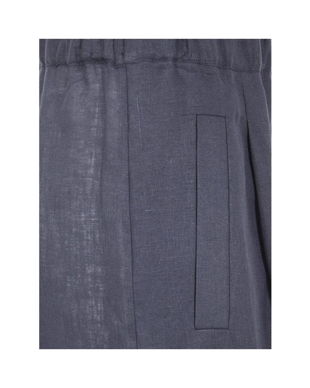 Wide Trousers Semicouture de color Blue